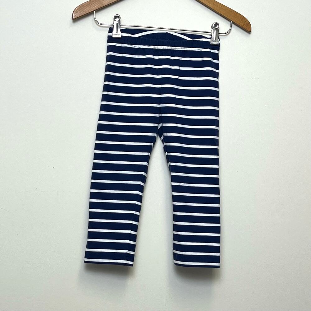 Hanna Andersson Stripe Capri Leggings Size 8
